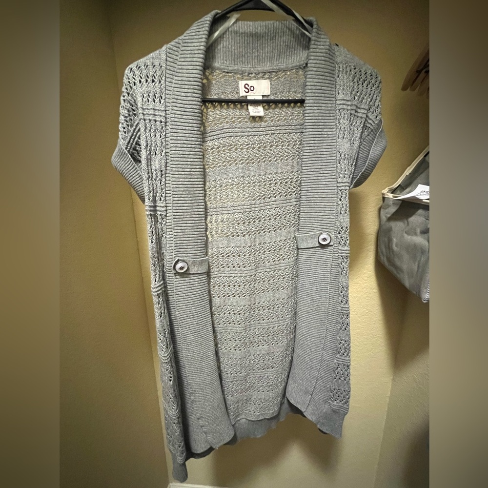 Gray sweater